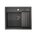 Кухонная мойка Granula Kitchen Space 60х51 KS-6051 графит матовый