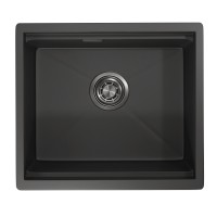 Кухонная мойка Granula Kitchen Space 50х44.5 KS-5045U черный матовый