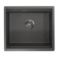 Кухонная мойка Granula Kitchen Space 50х44.5 KS-5045U графит матовый