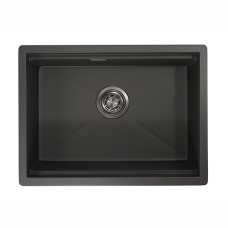 Кухонная мойка Granula Kitchen Space 60х44.5 KS-6045U черный матовый
