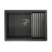 Кухонная мойка Granula Kitchen Space 60х44.5 KS-6045U черный матовый