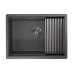 Кухонная мойка Granula Kitchen Space 60х44.5 KS-6045U графит матовый