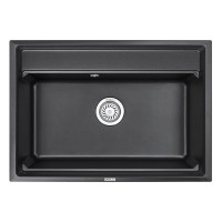 Кухонная мойка Granula Kitchen Space 73х51 KS-7301 черный