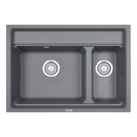 Кухонная мойка Granula Kitchen Space 73х51 KS-7302 алюминиум