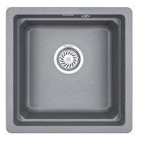 Кухонная мойка Granula Kitchen Space 45х45 KS-4501U алюминиум