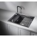 Кухонная мойка Granula Kitchen Space 60х51 KS-6004 черный