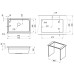 Кухонная мойка Granula Kitchen Space 73х45 KS-7303U арктик