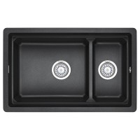 Кухонная мойка Granula Kitchen Space 73х45.5 KS-7304U черный