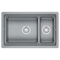 Кухонная мойка Granula Kitchen Space 73х45.5 KS-7304U алюминиум