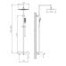 Душевая стойка Esko ST200Black