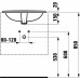 Раковина для мебели Laufen Pro A 8.1395.6.000.104.1