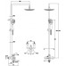 Душевая стойка Kaiser SX-2060-4 White
