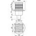 Трап для душа AlcaPlast APV32 с решеткой