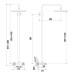 Душевая стойка Lemark Standard LM2160C