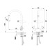 Смеситель для кухни Lemark Plus Harmony LM1405C