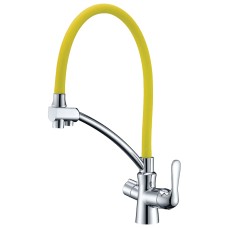 Смеситель для кухни Lemark Comfort LM3070C-Yellow