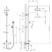 Душевая стойка Lemark Spark LM6762RG