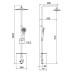Душевая стойка Lemark LM8805C
