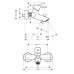 Смеситель для ванны Hansgrohe Talis S New 72400000