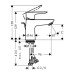 Смеситель для раковины Hansgrohe Talis E 71700000