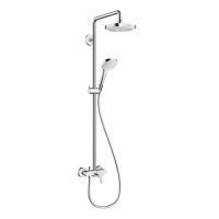 Душевая стойка Hansgrohe Croma Select E 180 2 Jet 27258400 белый хром