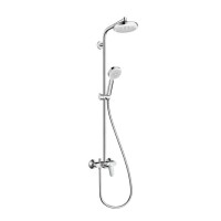 Душевая стойка Hansgrohe Crometta 160 1jet 27266400 белый хром