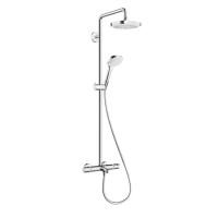 Душевая стойка Hansgrohe Croma Select E 180 2jet 27352400 белый хром