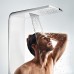 Душевая панель Hansgrohe Raindance Lift 27008400 белый хром