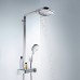 Душевая стойка Hansgrohe Raindance Select E 300 3jet Showerpipe 27127400 белый хром