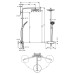 Душевая стойка Hansgrohe Raindance Select S 240 2jet Showerpipe 27129400 белый хром