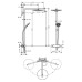 Душевая стойка Hansgrohe Raindance Select S 300 2jet Showerpipe 27133400 белый хром