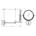 Зеркало для ванной Hansgrohe Logis Universal 73561000