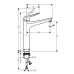 Смеситель для раковины Hansgrohe Novus 71124000