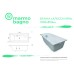 Ванна из литьевого мрамора Marmo Bagno Алесса New 180х80 на ножках