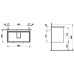 Тумба под раковину Laufen Base 80 4.0239.2.110.260.1 белый матовый