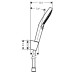 Душевая лейка Hansgrohe Raindance Select S 120 3 jet PowderRain 27668000