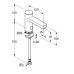 Смеситель Kludi Zenta E 3820505 для раковины