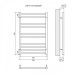 Водяной полотенцесушитель Lemark Unit П10 LM45810BL 500x800, черный