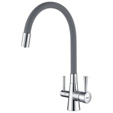 Смеситель для кухни Lemark Comfort LM3075C-Gray