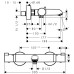 Смеситель для ванны Hansgrohe Ecostat Comfort 13114700
