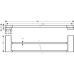 Полотенцедержатель Hansgrohe AddStoris 41743140