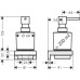Дозатор для жидкого мыла Hansgrohe AddStoris 41745140