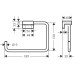 Полотенцедержатель Hansgrohe AddStoris 41754990