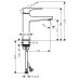 Смеситель для раковины Hansgrohe Metropol 32507700