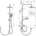 Душевая стойка Hansgrohe Vernis Blend Reno 26272000