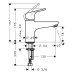 Смеситель для раковины Hansgrohe Focus Monotrou 31931000