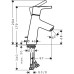 Смеситель для раковины Hansgrohe Talis S 72015000
