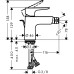 Смеситель для биде Hansgrohe Talis E 71720990