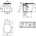 Приставной унитаз Ideal Standard Connect Air E004201 без сиденья