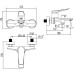 Смеситель для ванны Lemark Bronx LM3714BL